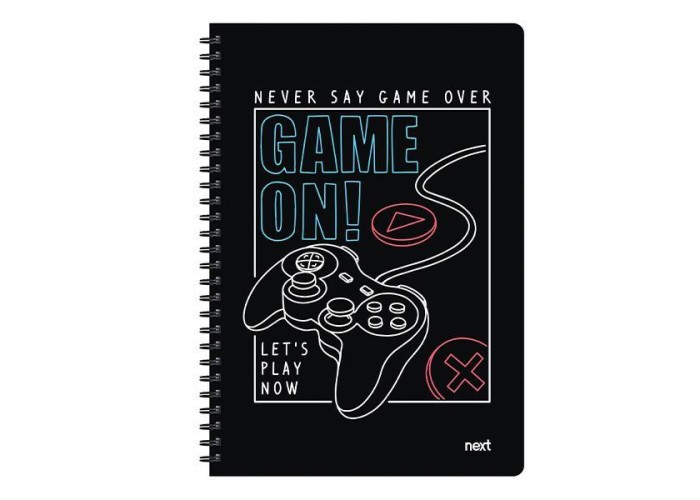 Next trends game on τετράδιο σπιράλ 3 θέματα 105 φύλλα 17x25εκ. Next trends game on τετράδιο σπιράλ 3 θέματα 105 φύλλα 17x25εκ.