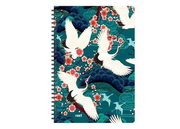 Next trends crane τετράδιο σπιράλ 3 θέματα 105 φύλλα 17x25εκ. Next trends crane τετράδιο σπιράλ 3 θέματα 105 φύλλα 17x25εκ.