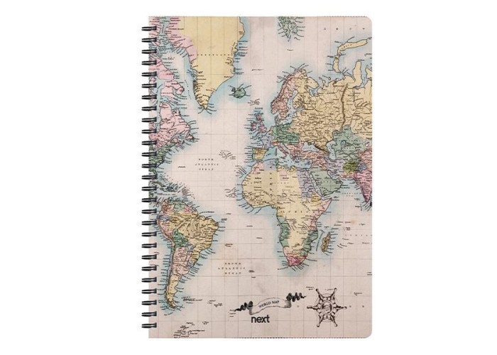 Next trends world map II τετράδιο σπιράλ 3 θέματα 105 φύλλα 17x25εκ. Next trends world map II τετράδιο σπιράλ 3 θέματα 105 φύλλα 17x25εκ.