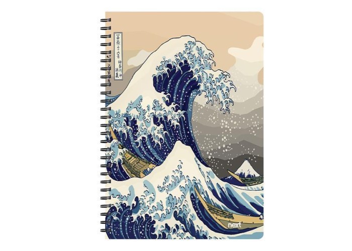 Next trends wave τετράδιο σπιράλ 2 θέματα 70 φύλλα 21x29εκ.