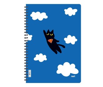 Next trends super cat τετράδιο σπιράλ 2 θέματα 70 φύλλα 21x29εκ. Next trends super cat τετράδιο σπιράλ 2 θέματα 70 φύλλα 21x29εκ.