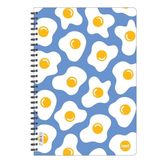 Next trends eggs τετράδιο σπιράλ 2 θέματα 70 φύλλα 21x29εκ. Next trends eggs τετράδιο σπιράλ 2 θέματα 70 φύλλα 21x29εκ.