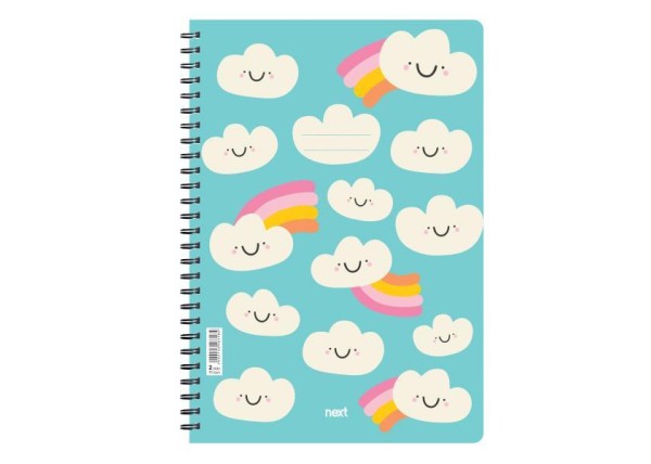 Next trends clouds τετράδιο σπιράλ 3 θέματα 105 φύλλα 21x29εκ. Next trends clouds τετράδιο σπιράλ 3 θέματα 105 φύλλα 21x29εκ.