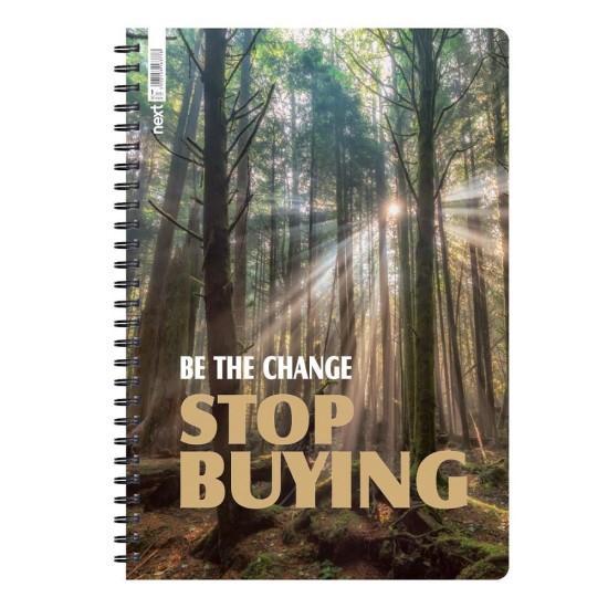 Next trends stop buying τετράδιο σπιράλ 3 θέματα 105 φύλλα 21x29εκ. Next trends stop buying τετράδιο σπιράλ 3 θέματα 105 φύλλα 21x29εκ.