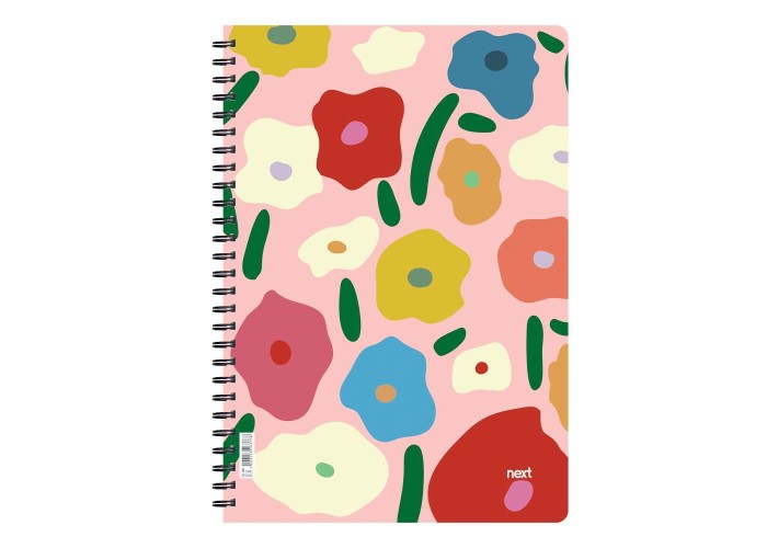 Next trends flowers II τετράδιο σπιράλ 3 θέματα 105 φύλλα 21x29εκ. Next trends flowers II τετράδιο σπιράλ 3 θέματα 105 φύλλα 21x29εκ.