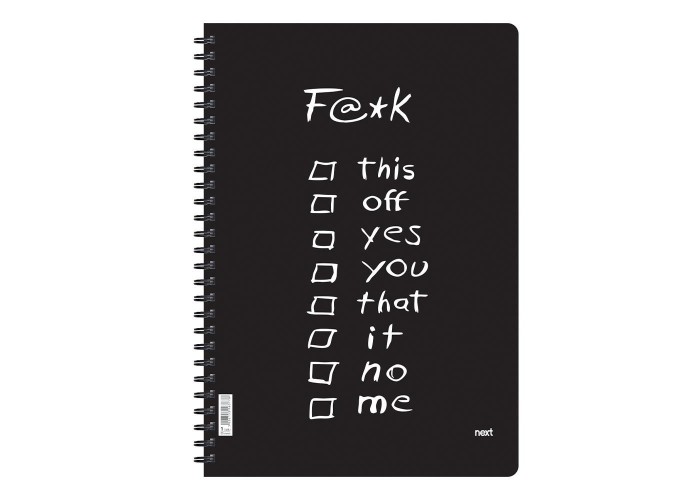 Next trends the F word τετράδιο σπιράλ 3 θέματα 105 φύλλα 21x29εκ.