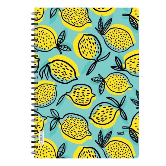 Next trends lemons τετράδιο σπιράλ 3 θέματα 105 φύλλα 21x29εκ. Next trends lemons τετράδιο σπιράλ 3 θέματα 105 φύλλα 21x29εκ.