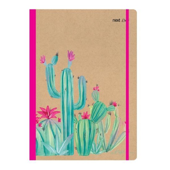 Next trends cactus τετράδιο flexi λάστιχο 17x25εκ. 2θεμ. 80φ. Next trends cactus τετράδιο flexi λάστιχο 17x25εκ. 2θεμ. 80φ.