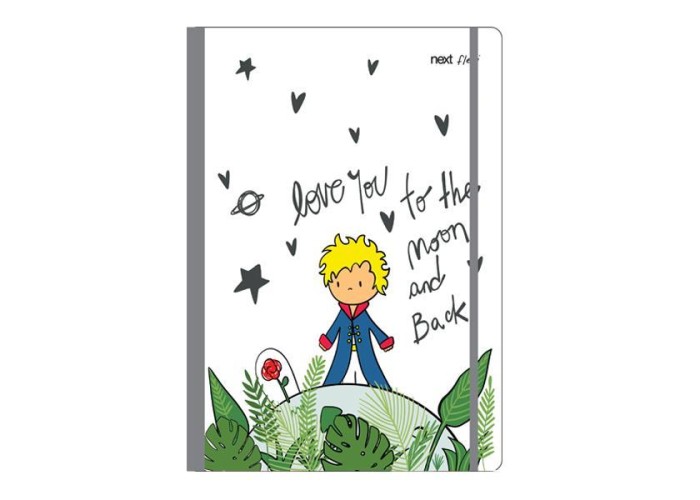 Next trends little prince τετράδιο flexi λάστιχο 17x25εκ. 2θεμ. 80φ.