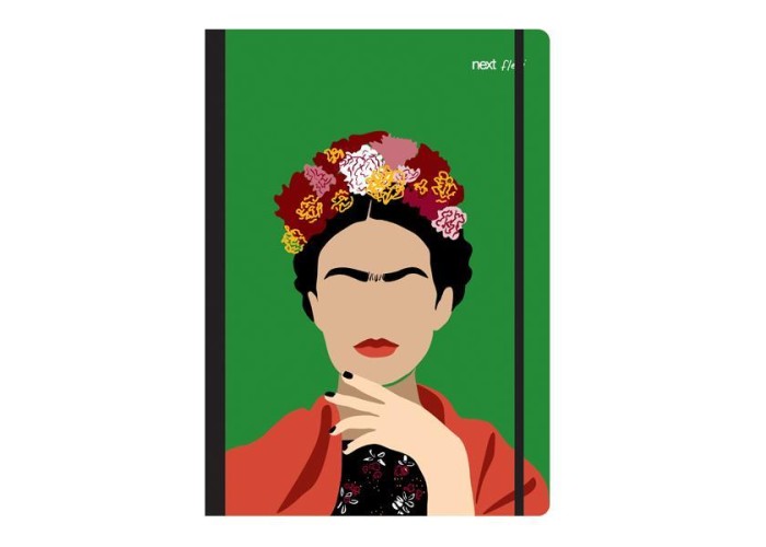 Next trends Frida τετράδιο flexi λάστιχο 17x25εκ. 2θεμ. 80φ.