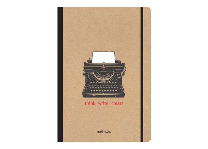 Next trends typing τετράδιο flexi λάστιχο 17x25εκ. 2θεμ. 80φ.