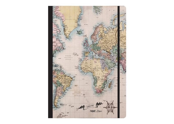 Next trends world map II τετράδιο flexi λάστιχο 21x29εκ. 2θεμ. 80φ. Next trends world map II τετράδιο flexi λάστιχο 21x29εκ. 2θεμ. 80φ.