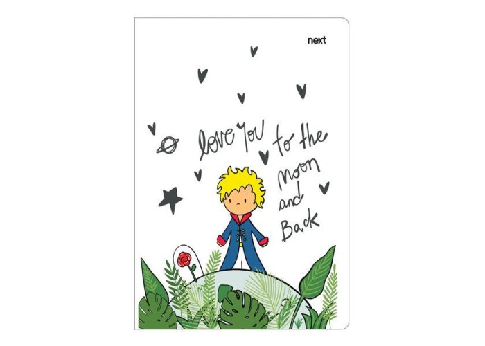 Next trends little prince τετράδιο καρφίτσα 17x25εκ. 40φ.