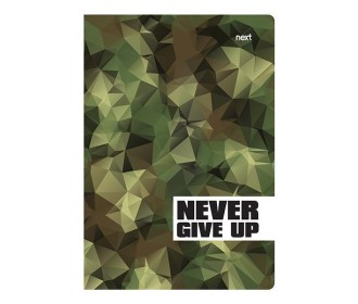 Next trends Never give up τετράδιο καρφίτσα 17x25εκ. 40φ. Next trends Never give up τετράδιο καρφίτσα 17x25εκ. 40φ.