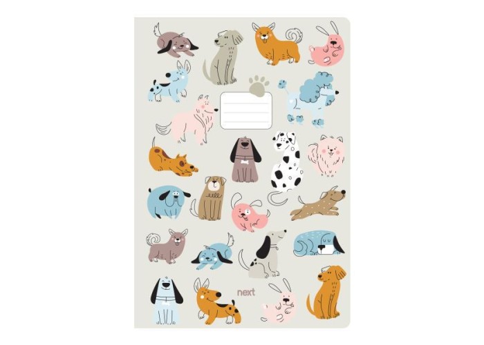 Next trends dogs τετράδιο καρφίτσα 17x25εκ. 40φ. Next trends dogs τετράδιο καρφίτσα 17x25εκ. 40φ.