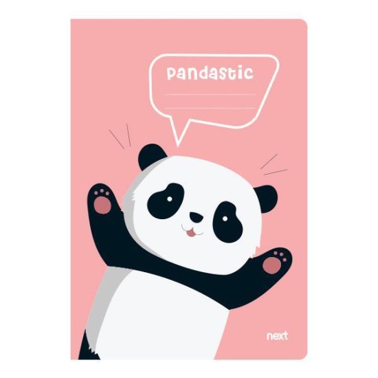 Next trends panda τετράδιο καρφίτσα 17x25εκ. 40φ. Next trends panda τετράδιο καρφίτσα 17x25εκ. 40φ.