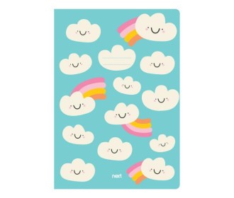 Next trends clouds τετράδιο καρφίτσα 17x25εκ. 40φ.
