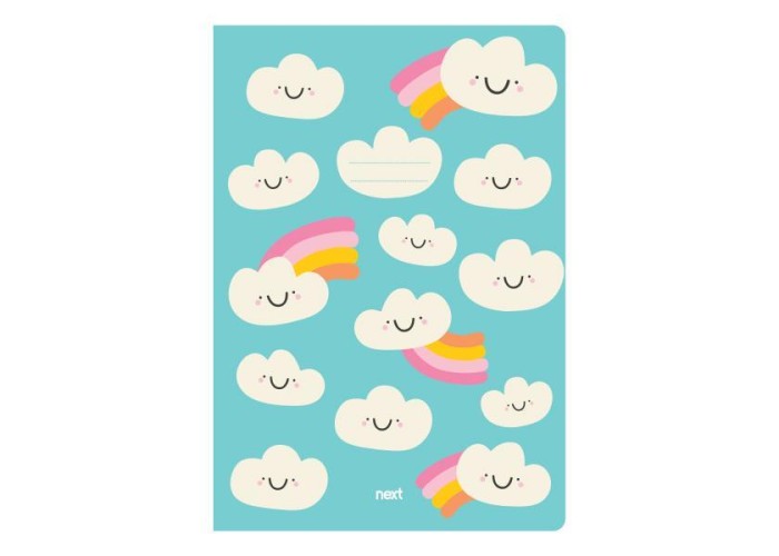 Next trends clouds τετράδιο καρφίτσα 17x25εκ. 40φ. Next trends clouds τετράδιο καρφίτσα 17x25εκ. 40φ.