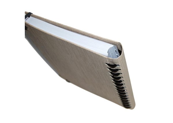 Next Fabric τετράδιo με κρυφό σπιράλ σκούρο γκρι με λάστιχο 21x29εκ. 5θεμ., 175φ. Next Fabric τετράδιo με κρυφό σπιράλ σκούρο γκρι με λάστιχο 21x29εκ. 5θεμ., 175φ.