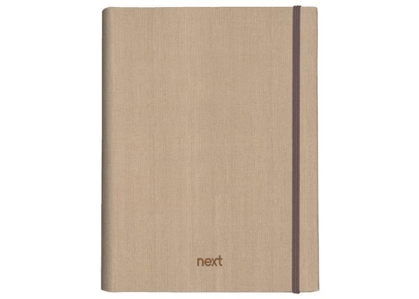 Next Fabric τετράδιo με κρυφό σπιράλ σκούρο γκρι με λάστιχο 21x29εκ. 5θεμ., 175φ. Next Fabric τετράδιo με κρυφό σπιράλ σκούρο γκρι με λάστιχο 21x29εκ. 5θεμ., 175φ.