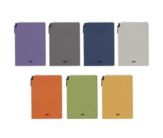 Next Natural μπλοκ σπιράλ με στυλό 14x21εκ. 80φ. Next Natural μπλοκ σπιράλ με στυλό 14x21εκ. 80φ.