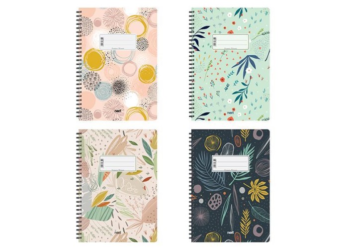 Next Floral τετράδιo σπιράλ 21x29εκ. 2θεμ., 70φ. Next Floral τετράδιo σπιράλ 21x29εκ. 2θεμ., 70φ.