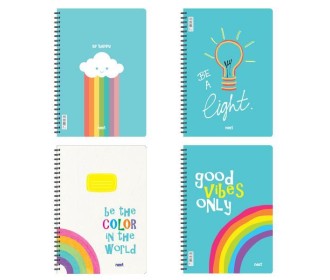 Next Positive τετράδιo σπιράλ 17x25εκ. 1θεμ., 35φ.