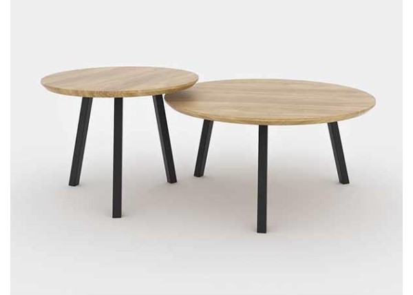Τραπέζι σαλονιού Nextdeco στρόγγυλο MDF 25mm. Ø60xY43εκ. Τραπέζι σαλονιού Nextdeco στρόγγυλο MDF 25mm. Ø60xY43εκ.