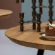 Τραπέζι σαλονιού Nextdeco στρόγγυλο MDF 25mm. Ø60xY43εκ.