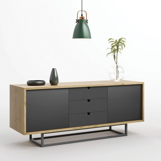 Έπιπλο τηλεόρασης Nextdeco με 2 ντουλάπια 143x45xY60εκ. Έπιπλο τηλεόρασης Nextdeco με 2 ντουλάπια 143x45xY60εκ.