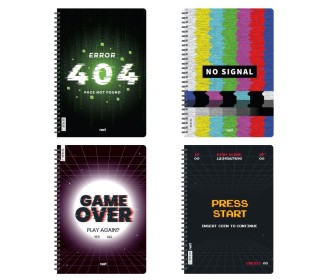 Next Screens τετράδιο σπιράλ 17x25εκ. 3θεμ.