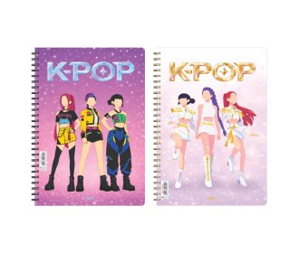 Next K-POP τετράδιο σπιράλ 17x25εκ. 2θεμ.