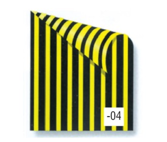 Rainbow χαρτόνι ριγέ κίτρινο-μαύρο 2 όψεων 50x70εκ. Rainbow χαρτόνι ριγέ κίτρινο-μαύρο 2 όψεων 50x70εκ.