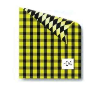 Rainbow χαρτόνι καρό κίτρινο-μαύρο 2 όψεων 50x70εκ. Rainbow χαρτόνι καρό κίτρινο-μαύρο 2 όψεων 50x70εκ.