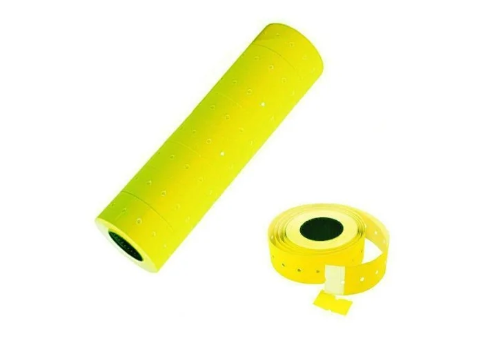 Ετικέτες κίτρινες νέον 22x12mm