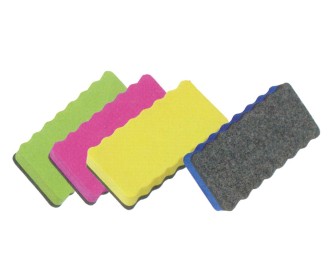 Σφουγγάρι λευκού πίνακα χρωματιστό 10,5x5x2.5εκ.