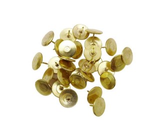 Πινέζες χρυσές 11mm 100τεμ.