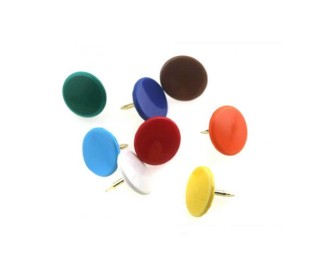 Πινέζες χρωματιστές 11mm 100τεμ. Πινέζες χρωματιστές 11mm 100τεμ.