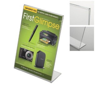 Σταντ ακρυλικό κάθετο ενός φύλλου Α6