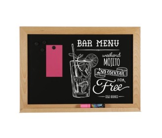 Μαυροπίνακας γραφής μαγνητικός Υ40x60εκ.