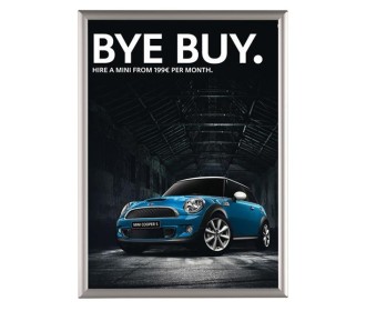 Kορνίζα 25χιλ. από αλουμίνιο για Β2, 50x70 εκ. Kορνίζα 25χιλ. από αλουμίνιο για Β2, 50x70 εκ.