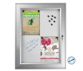 Πίνακας ανακoινώσεων μαγνητικός εξωτ. χώρου με κλειδαριά 9xA4, Υ108x82εκ. Πίνακας ανακoινώσεων μαγνητικός εξωτ. χώρου με κλειδαριά 9xA4, Υ108x82εκ.