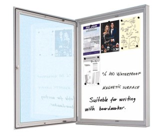 Πίνακας ανακoινώσεων μαγνητικός με κλειδαριά 4xA4 Πίνακας ανακoινώσεων μαγνητικός με κλειδαριά 4xA4