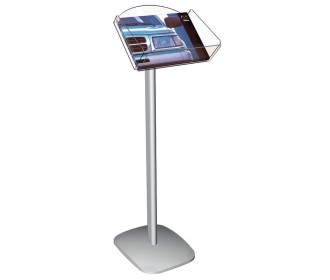 Σταντ επιδαπέδιο οριζόντιο Α4 για φυλλάδια Σταντ επιδαπέδιο οριζόντιο Α4 για φυλλάδια