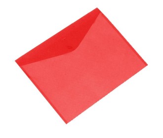 Φάκελος κουμπί PP κόκκινος Α4 Υ32x24εκ.