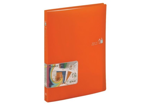 Comix σούπλ blaze Α4, 40 θήκες PP πορτοκαλί Υ31x23,5x2,5εκ. Comix σούπλ blaze Α4, 40 θήκες PP πορτοκαλί Υ31x23,5x2,5εκ.