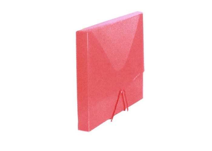 Comix κουτί με λάστιχο PP κόκκινο Α4 Y32x24x3.2εκ.