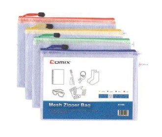 Comix τσαντάκι PVC διάφανο Α4 Υ33x24εκ. Comix τσαντάκι PVC διάφανο Α4 Υ33x24εκ.