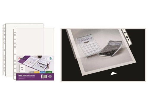 Comix ζελατίνες πολύτρυπες πάχος 0,08mm. Α4 διάφανη 50τεμ. Comix ζελατίνες πολύτρυπες πάχος 0,08mm. Α4 διάφανη 50τεμ.