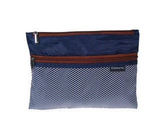 Comix τσαντάκι με φερμουάρ - θήκη B6 σκ.μπλε Y21x15,5εκ. Comix τσαντάκι με φερμουάρ - θήκη B6 σκ.μπλε Y21x15,5εκ.